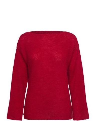 Sweater Rene Tops Knitwear Jumpers Red Lindex