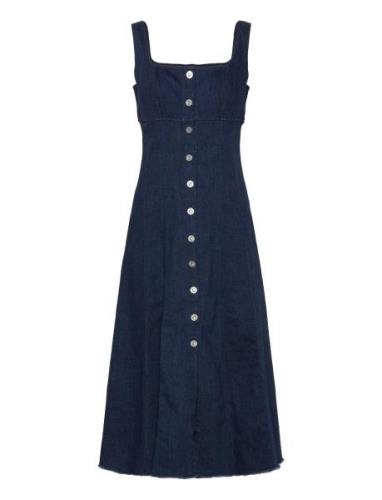 Arywode Denim Dress Polvipituinen Mekko Navy French Connection