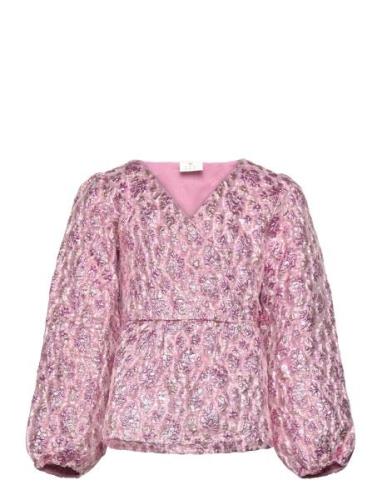 Tnmarla L_S Top Tops Blouses & Tunics Pink The New