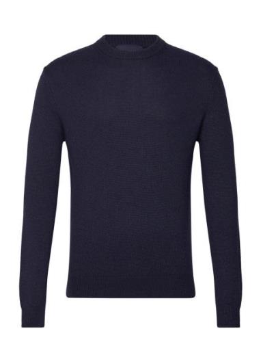 Wool Blend Roll-Neck Tops Knitwear Round Necks Navy Lindbergh