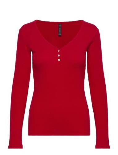 Long-Sleeved Pyjama Top Toppi Red Hunkemöller