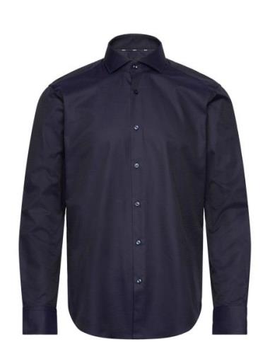 H-Joe-Spread-C1-222 Tops Shirts Business Navy BOSS