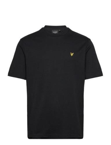 Interlock T-Shirt Tops T-shirts Short-sleeved Black Lyle & Scott