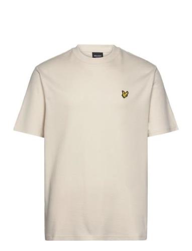 Interlock T-Shirt Tops T-shirts Short-sleeved Cream Lyle & Scott