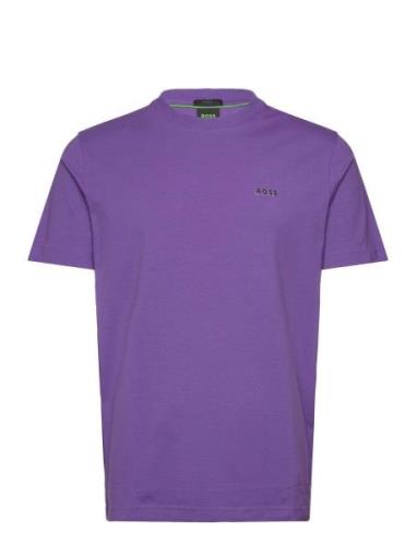 Tee Sport T-shirts Short-sleeved Purple BOSS