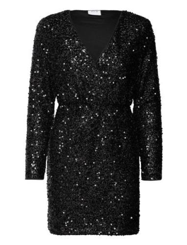 Vicava Sequin Dress / 1 Lyhyt Mekko Black Vila