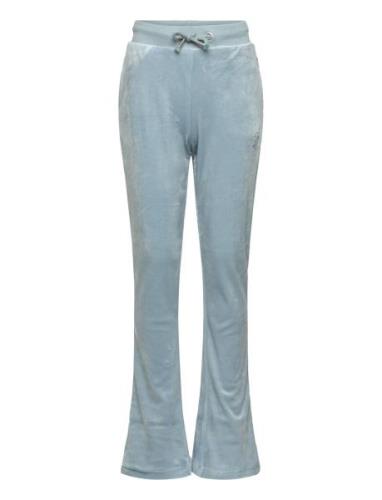 Diamante Bootcut Jogger Bottoms Sweatpants Blue Juicy Couture