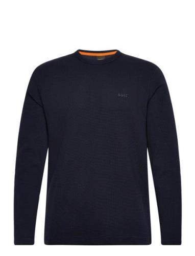 Tempesto Tops T-shirts Long-sleeved Navy BOSS