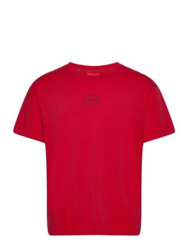 Laze T-Shirt Designers T-shirts Short-sleeved Red HUGO