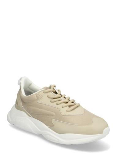 Leon_Runn_Cvpu_N Matalavartiset Sneakerit Tennarit Beige HUGO