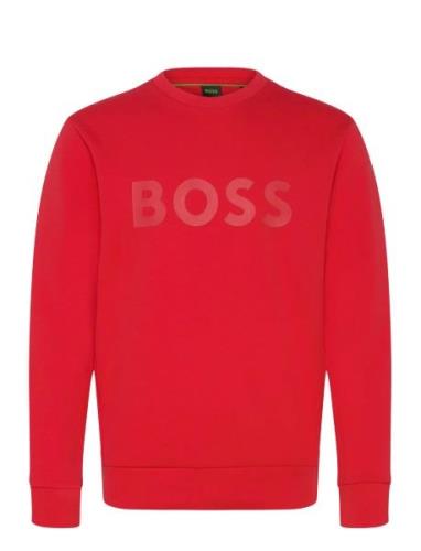 Salbo Sport Sweat-shirts & Hoodies Sweat-shirts Red BOSS