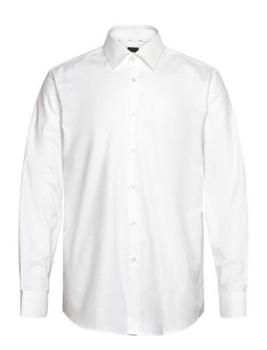 H-Hank-Kent-C1-214 Tops Shirts Casual White BOSS