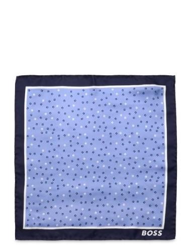 H-Pocket Sq-222 Taskuliina Blue BOSS