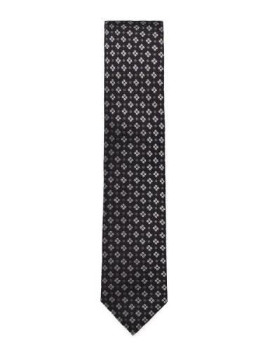 Tie Cm 6 Solmio Kravatti Black HUGO