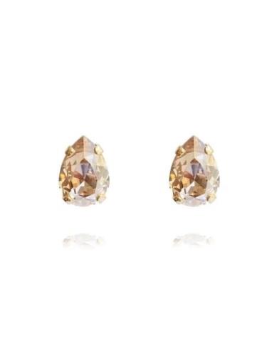 Petite Drop Stud Earrings Gold Accessories Jewellery Earrings Studs Go...